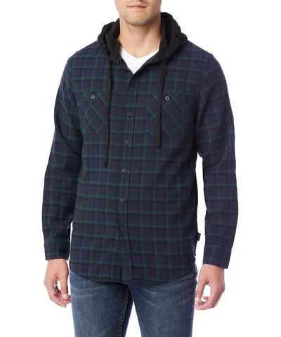 Men's Black Flannel Hoodies by UNIONBAY, 08/02/2018