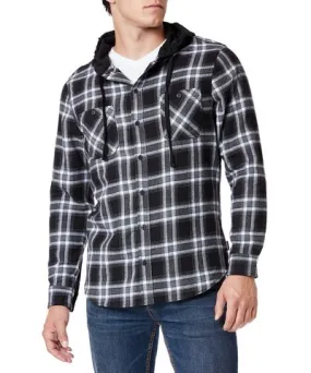 Men's Charcoal Plaid Flannel Hoodies by UNIONBAY, 07/29/2019