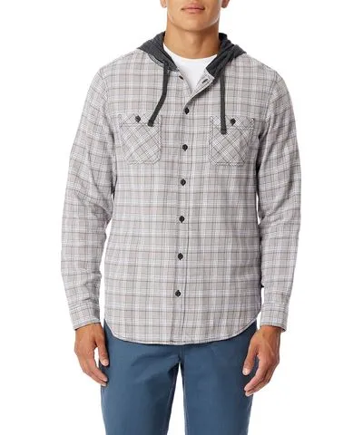 UNIONBAY Men's Quartz Plaid Flannel Hoodies, 08/23/2021