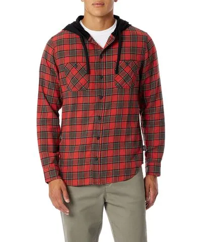 UNIONBAY Men's Sepia Plaid Flannel Hoodies, 08/23/2021