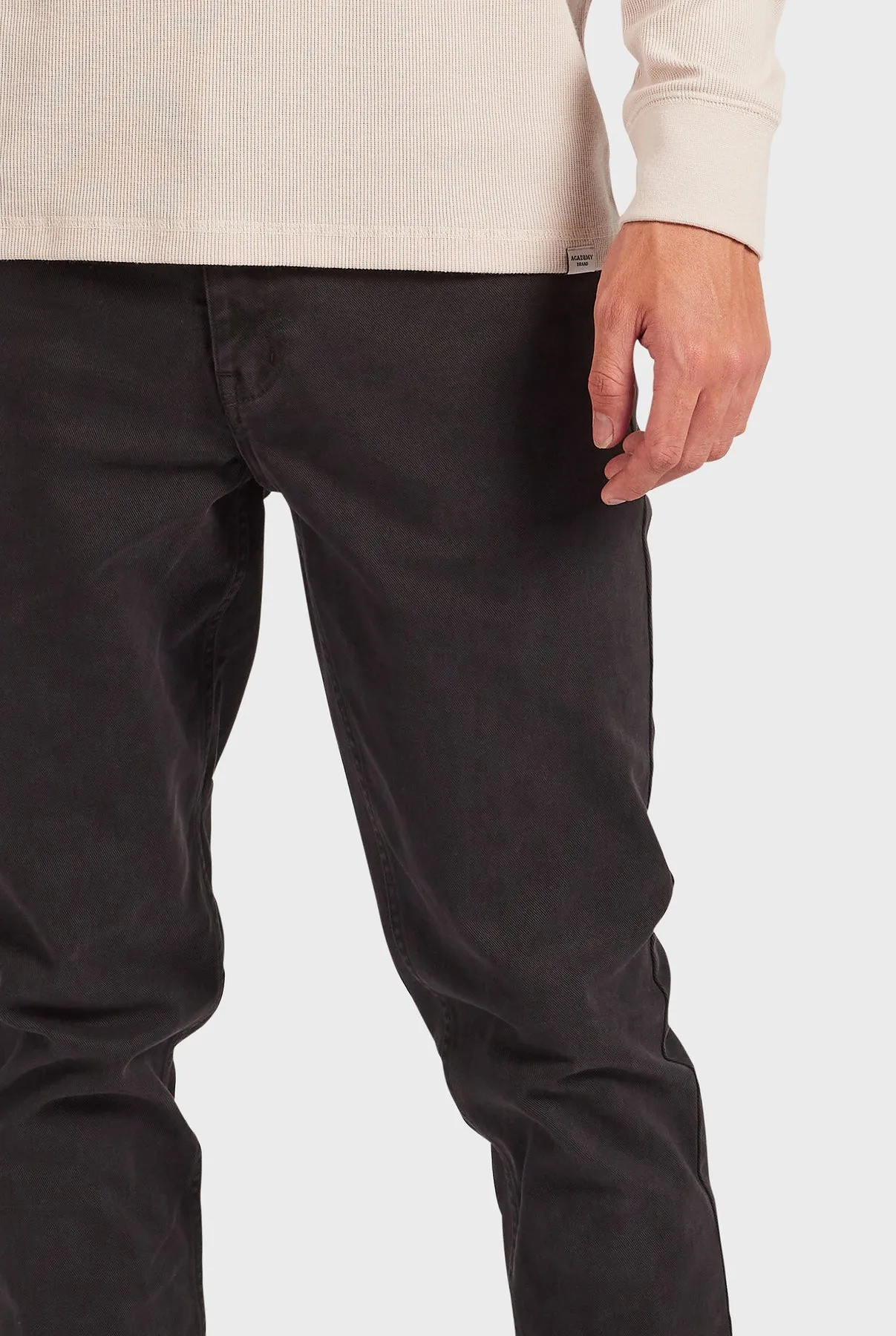 Academy Brand - Black Washed Jack 5-Pocket Trousers