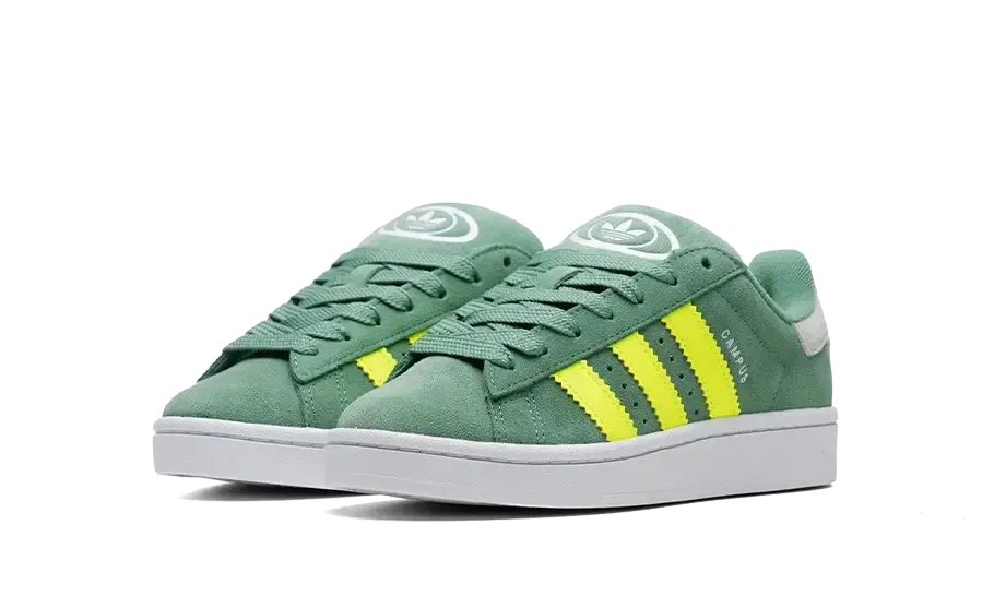 Adidas Campus 00s Green Solar Yellow
