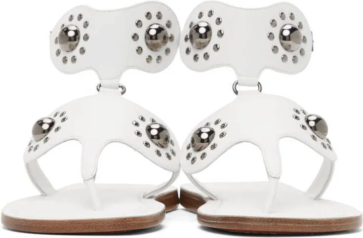 White ALAIA Edition 2007 Spartiate Sandals