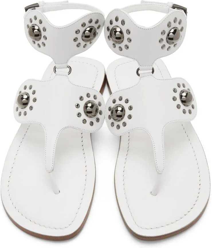 White ALAIA Edition 2007 Spartiate Sandals