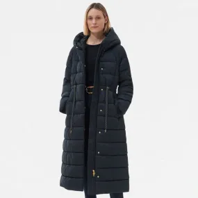 Alexandria Quilted Jacket in Black and Sage Tartan