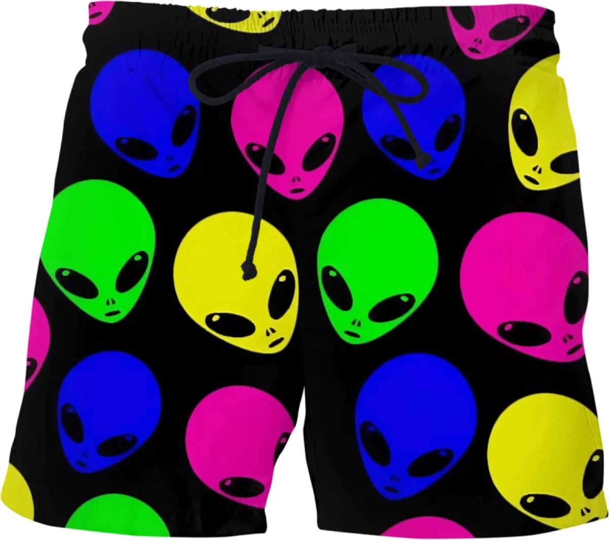 Alien Head Swimming Trunks