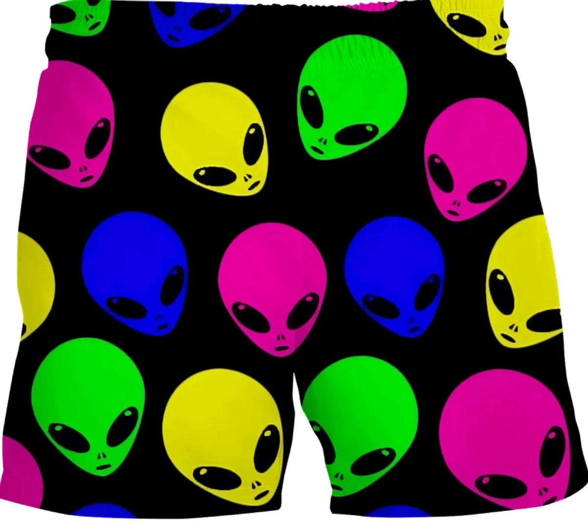 Alien Head Swimming Trunks