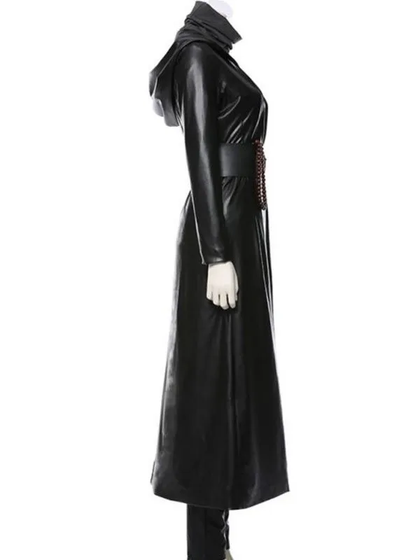 Angela Abar Watchmen Black Hooded Coat