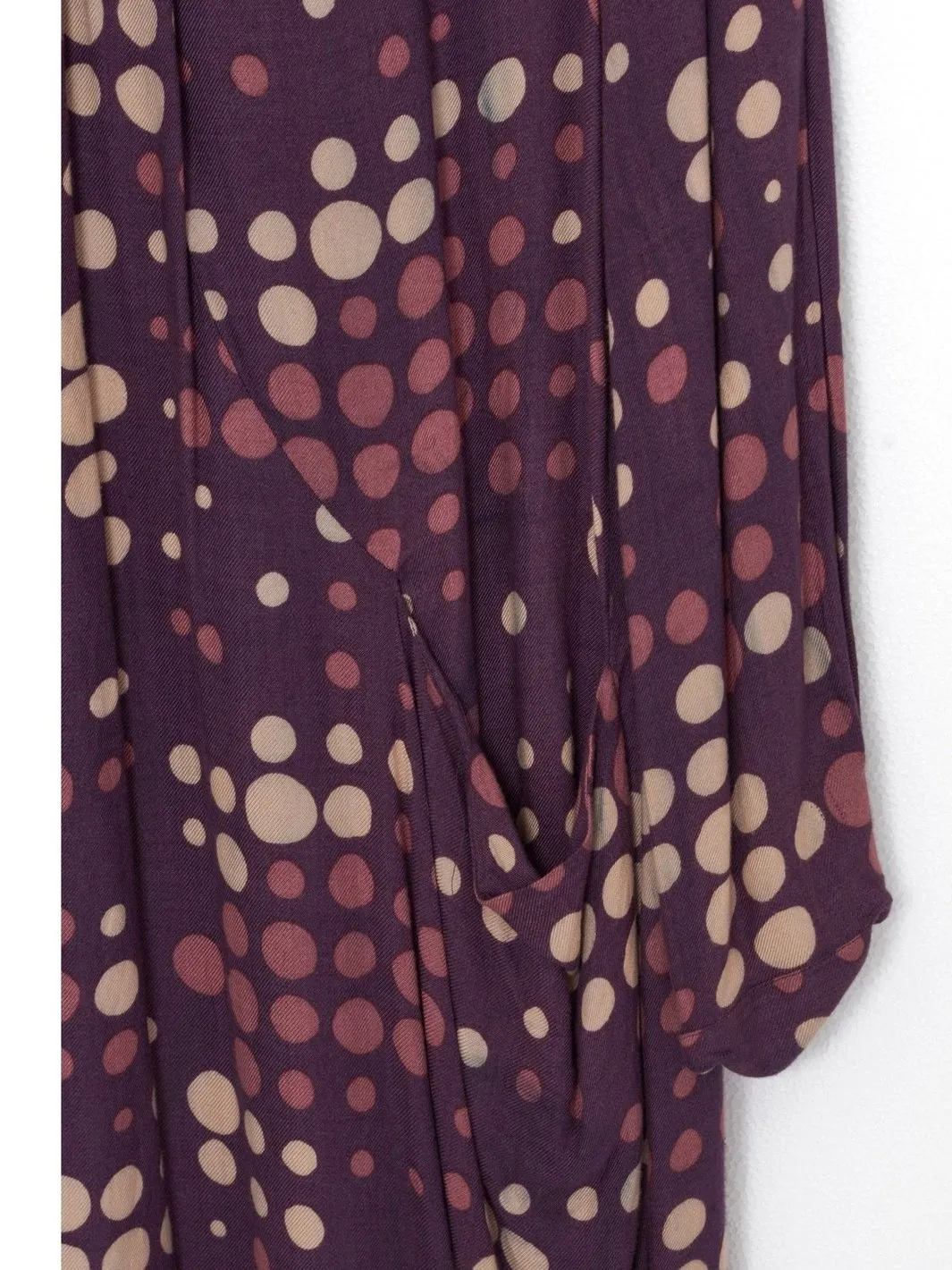 Antonio Marras Purple Polka Dot Dress