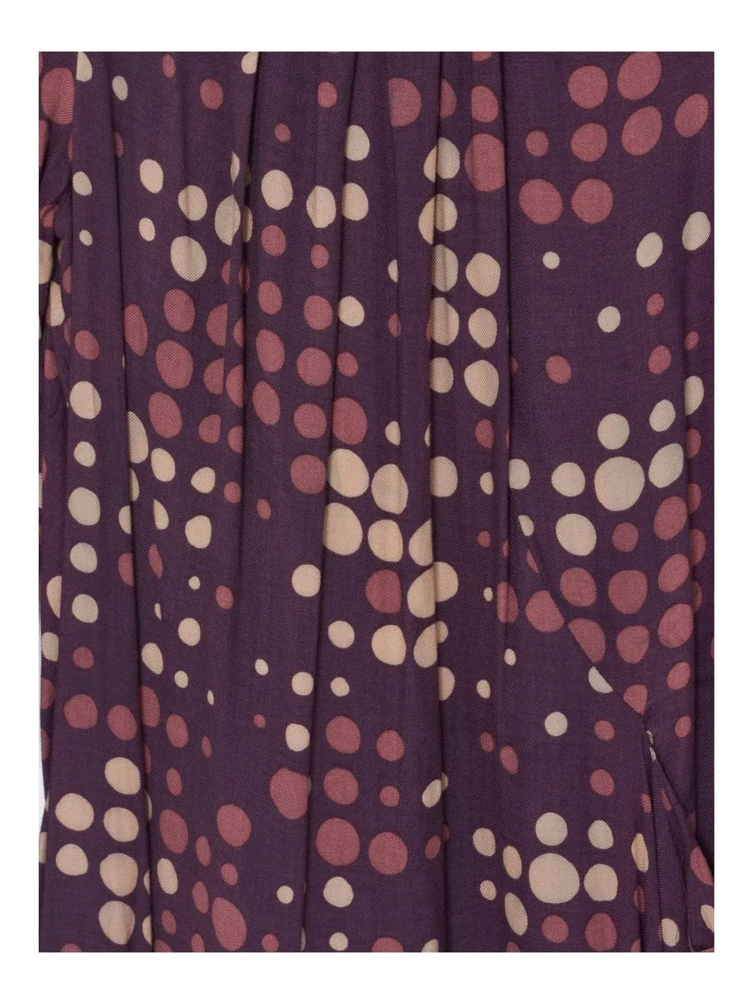 Antonio Marras Purple Polka Dot Dress