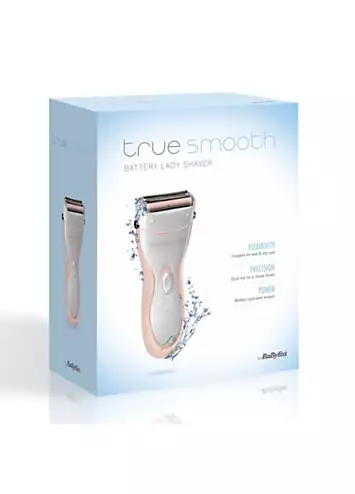 BaByliss True Smooth Wet & Dry Battery Lady Shaver 8771BU | Kaleidoscope