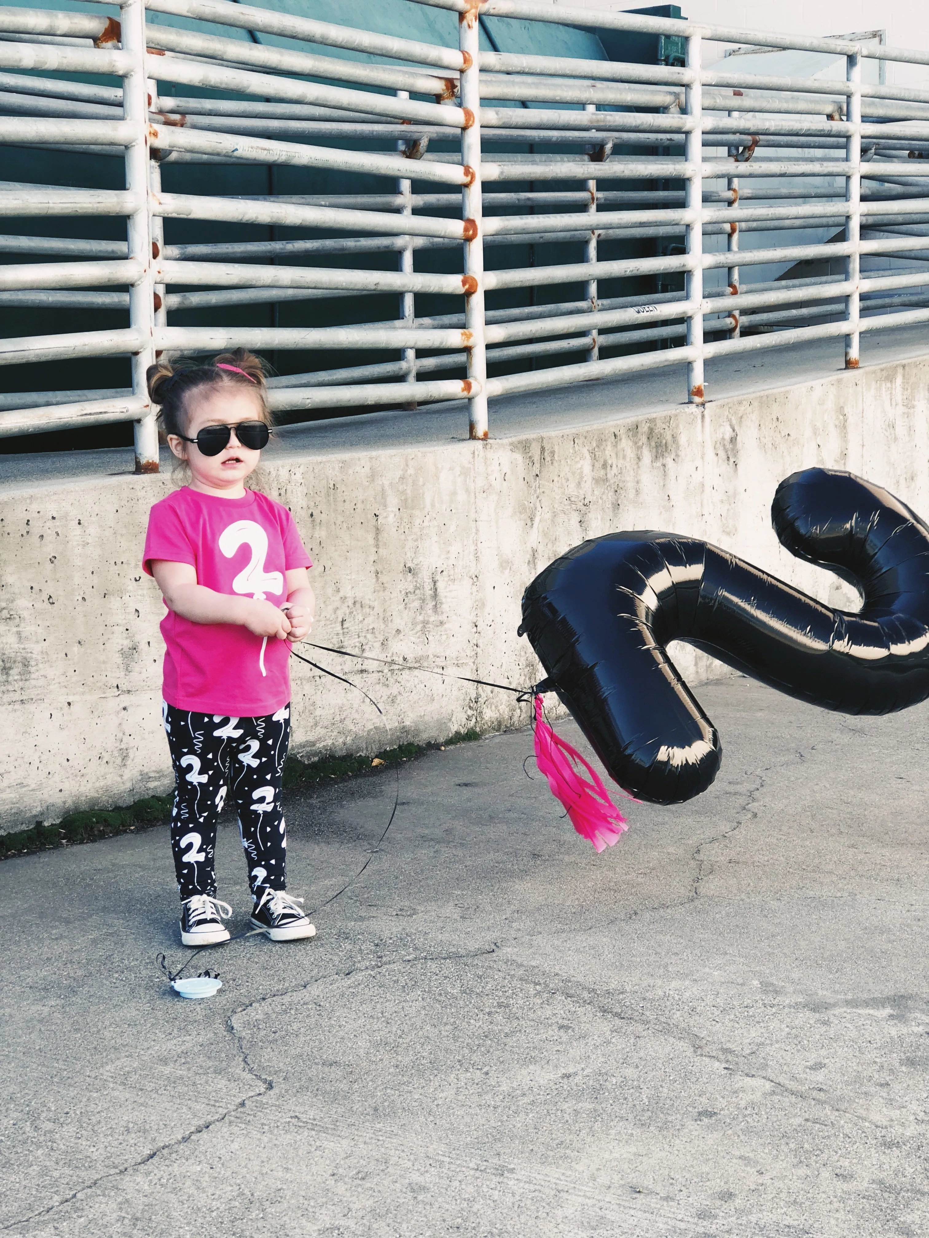 Balloon Party Leggings for Birthday Celebration