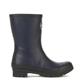 Barbour Banbury Short Wellington Boots Navy