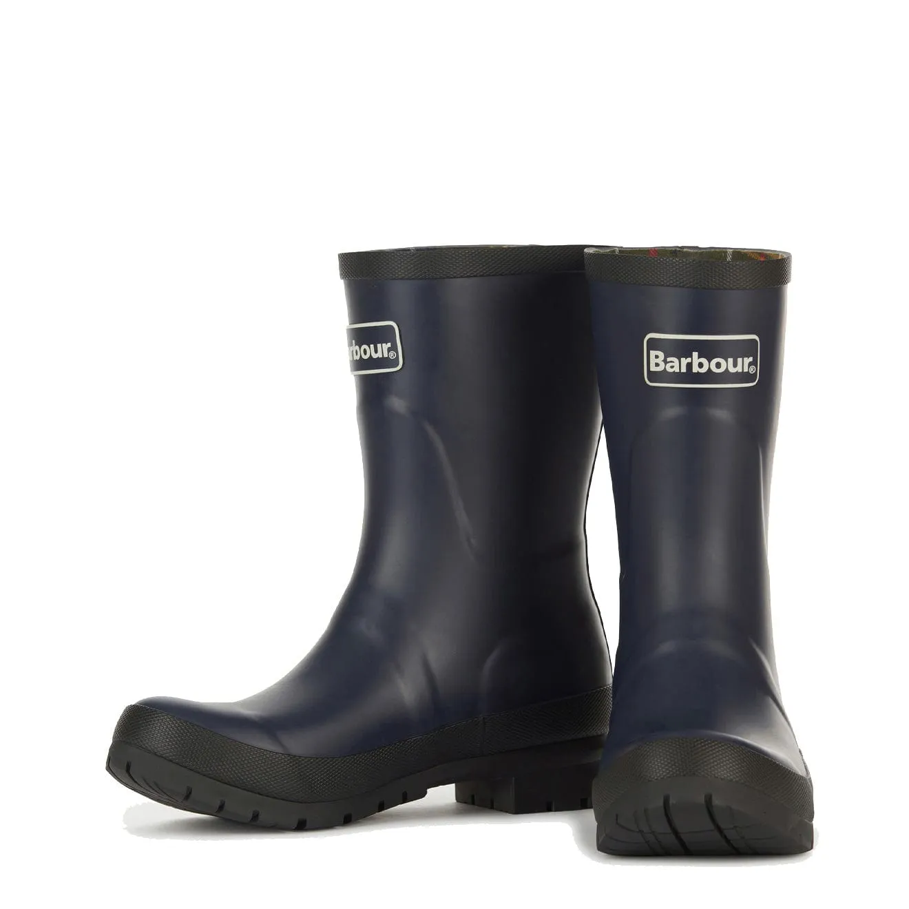 Barbour Banbury Short Wellington Boots Navy