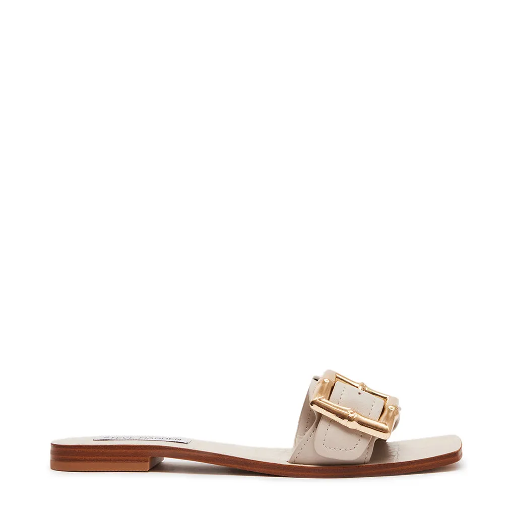 Beige Leather Farrah Sandals