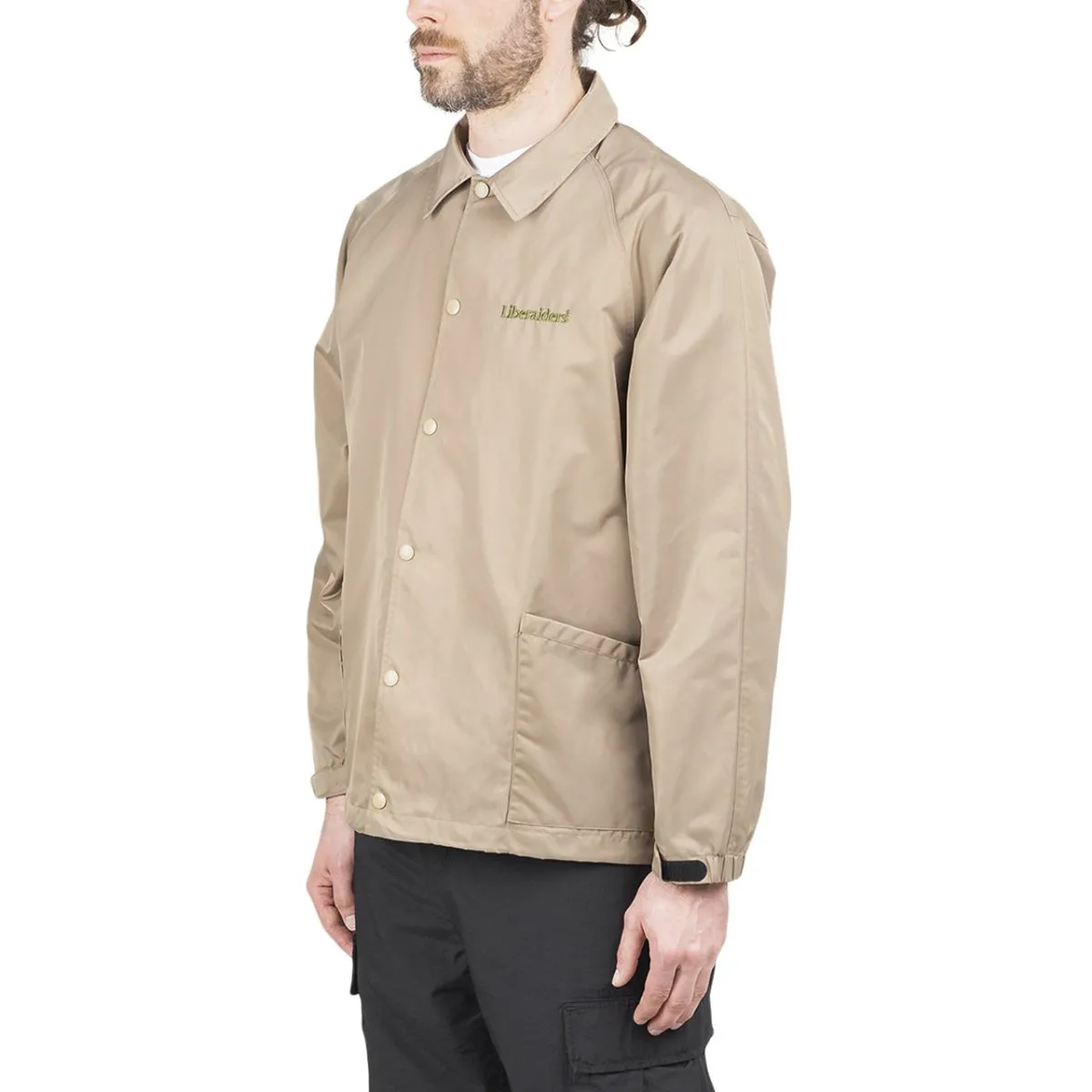 Beige Liberaiders OG Embroidery Coach Jacket