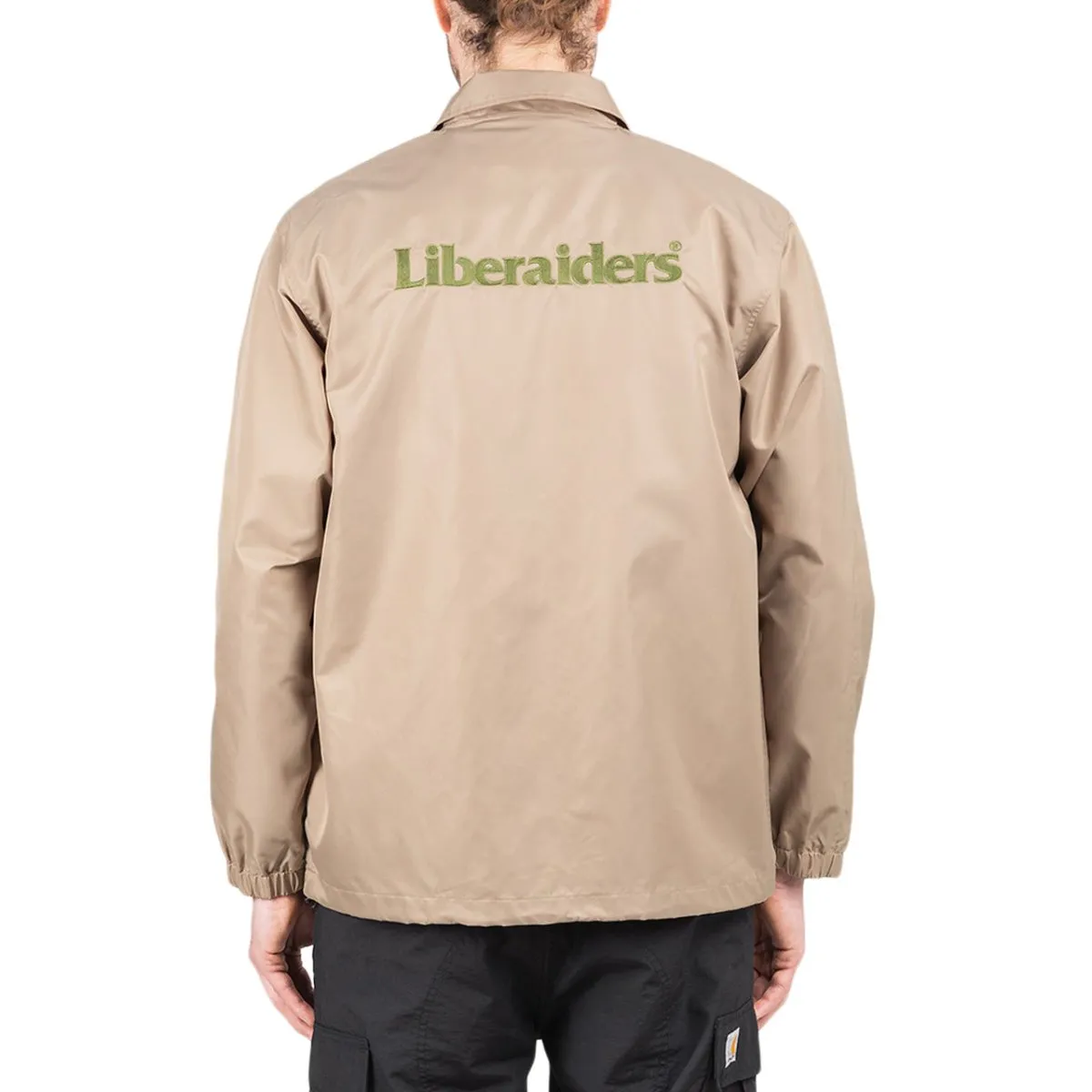 Beige Liberaiders OG Embroidery Coach Jacket