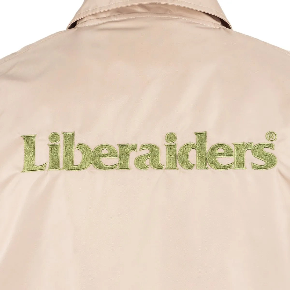 Beige Liberaiders OG Embroidery Coach Jacket