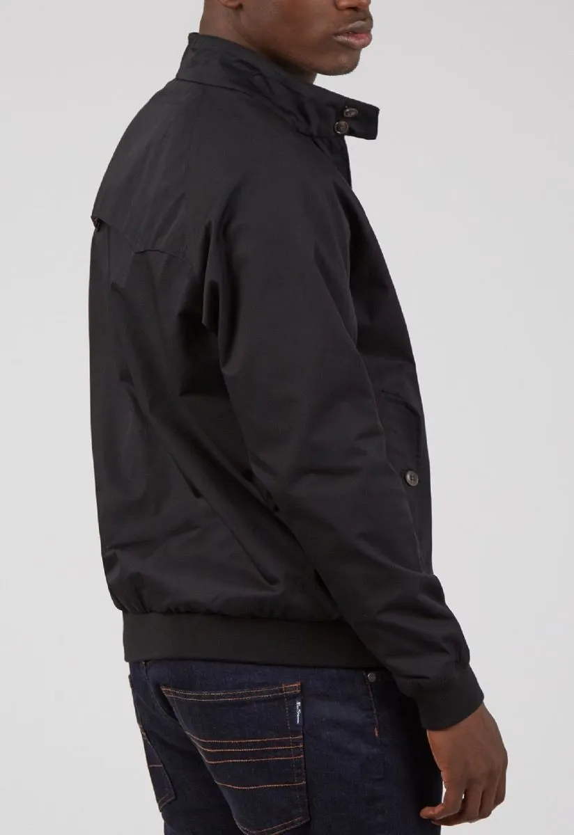 Ben Sherman Black Casual Harrington Jacket