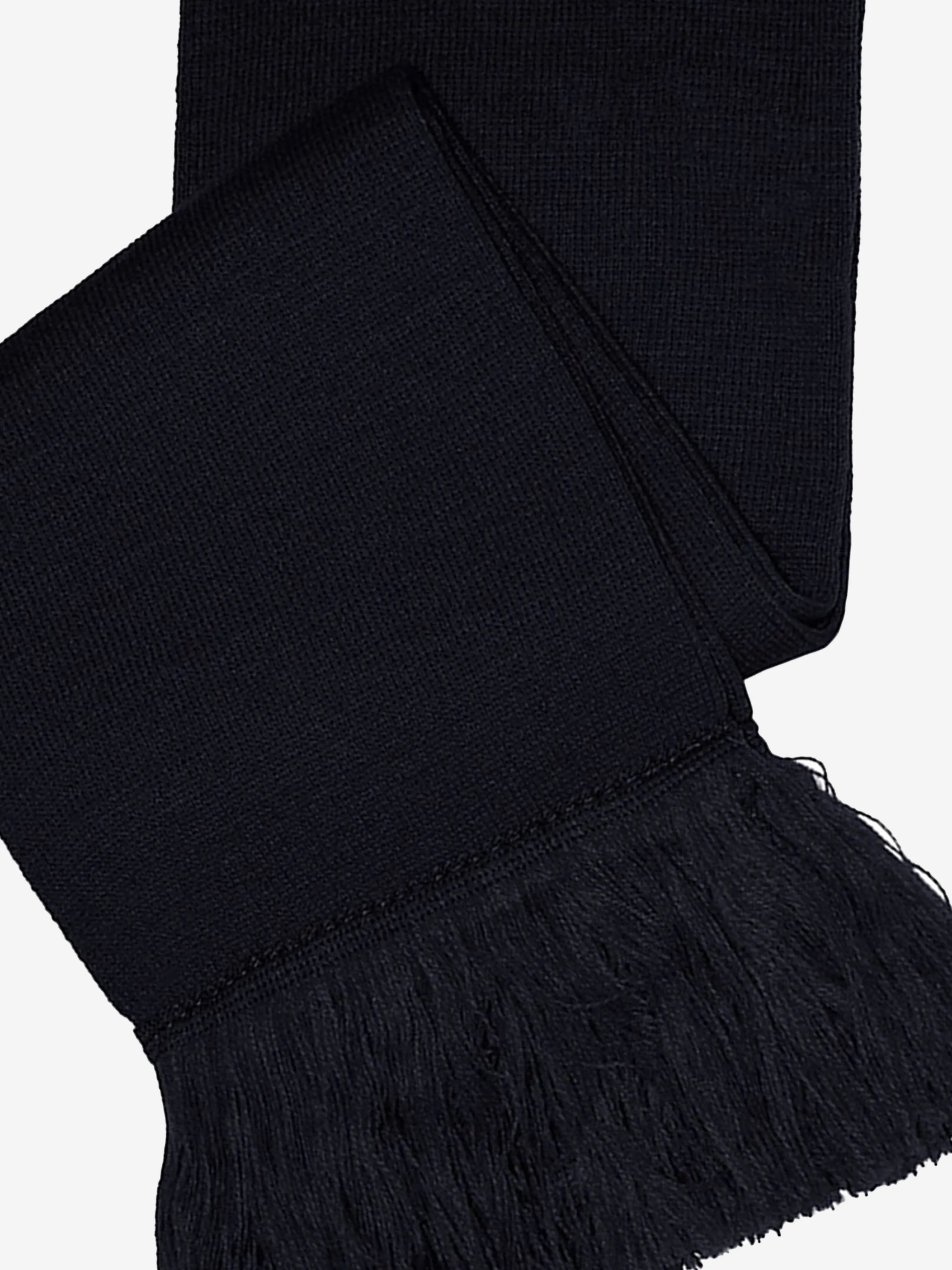 Black Children's School Knit Scarf by Zeco Kids.