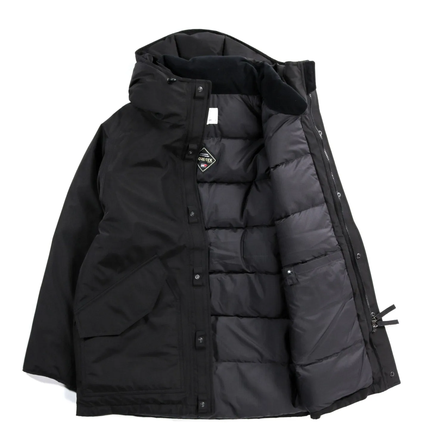 Black NANAMICA GORE-TEX Down Coat