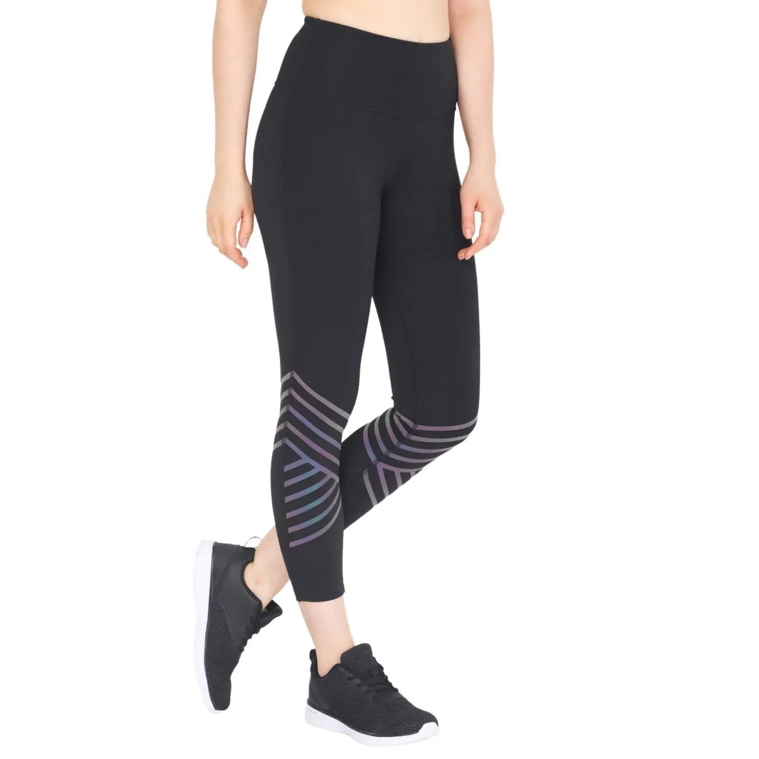 Black Reflective Leggings by Artemis