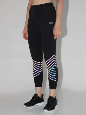 Black Reflective Leggings by Artemis