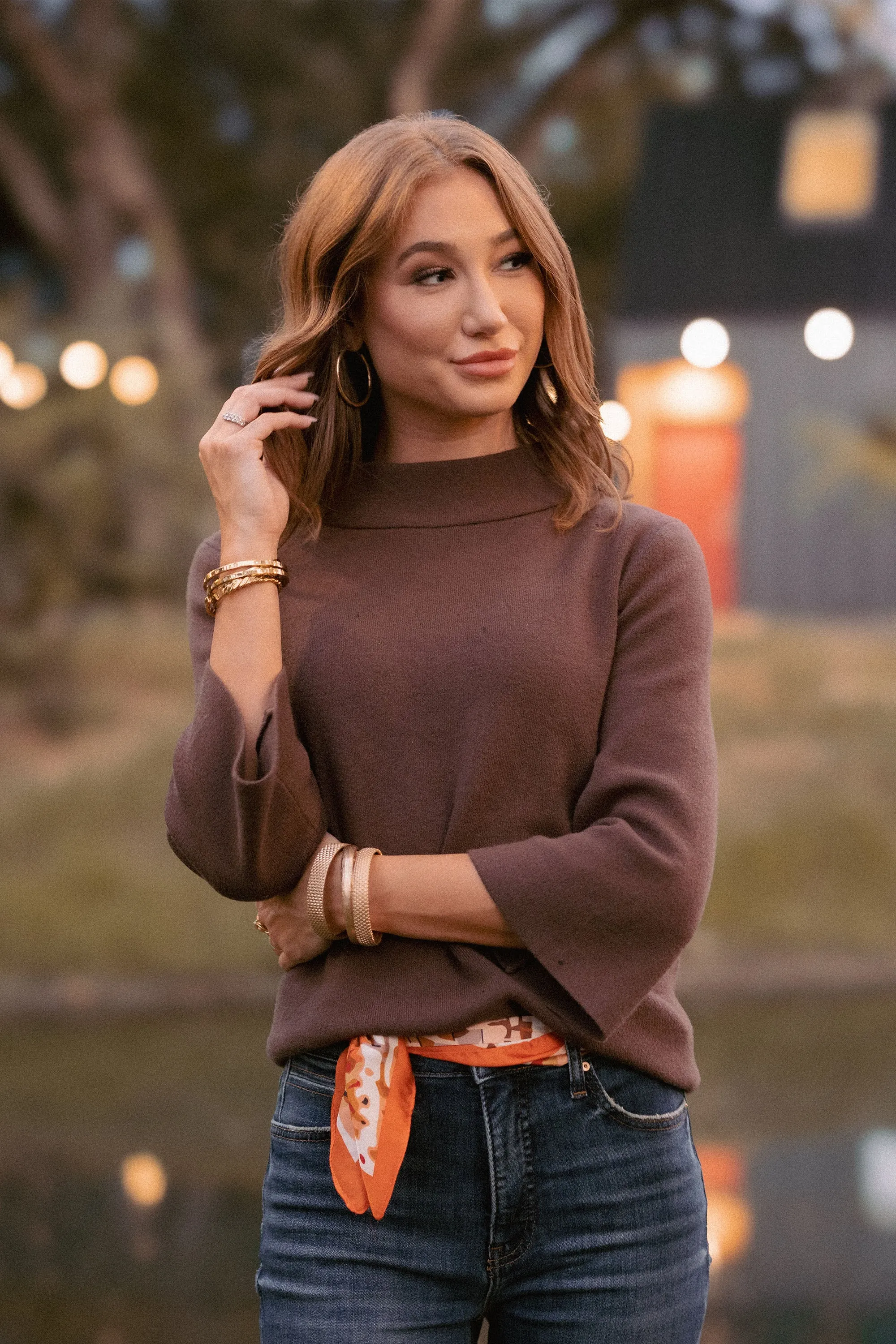 Brown Jackie Sweater