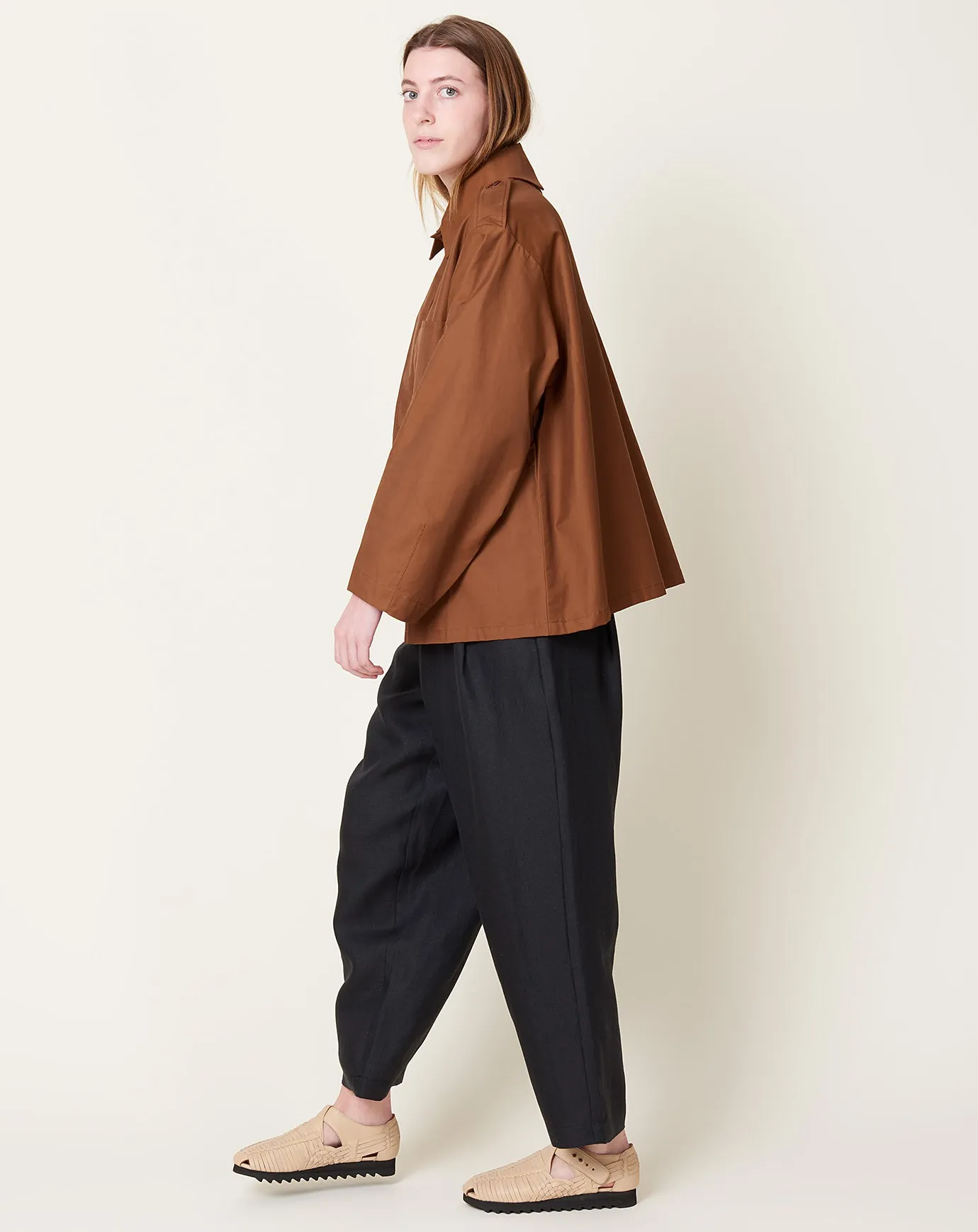 Brown Utility Trench Coat