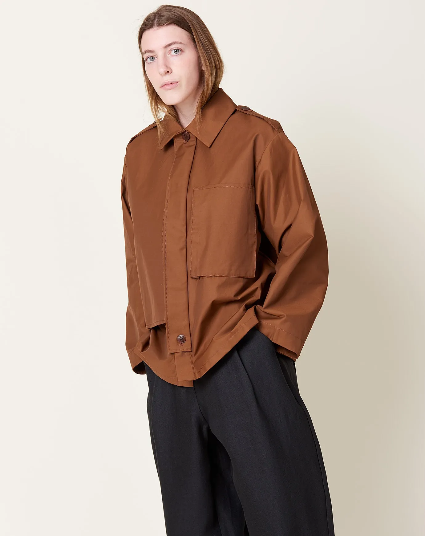 Brown Utility Trench Coat