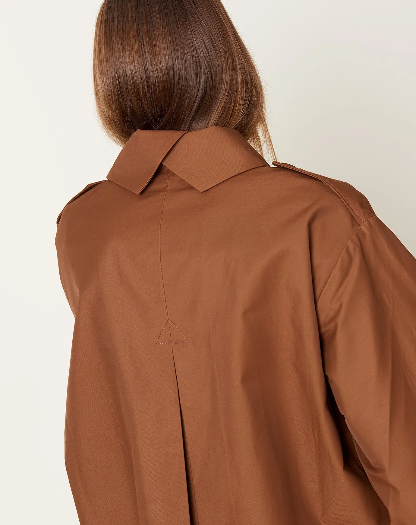 Brown Utility Trench Coat