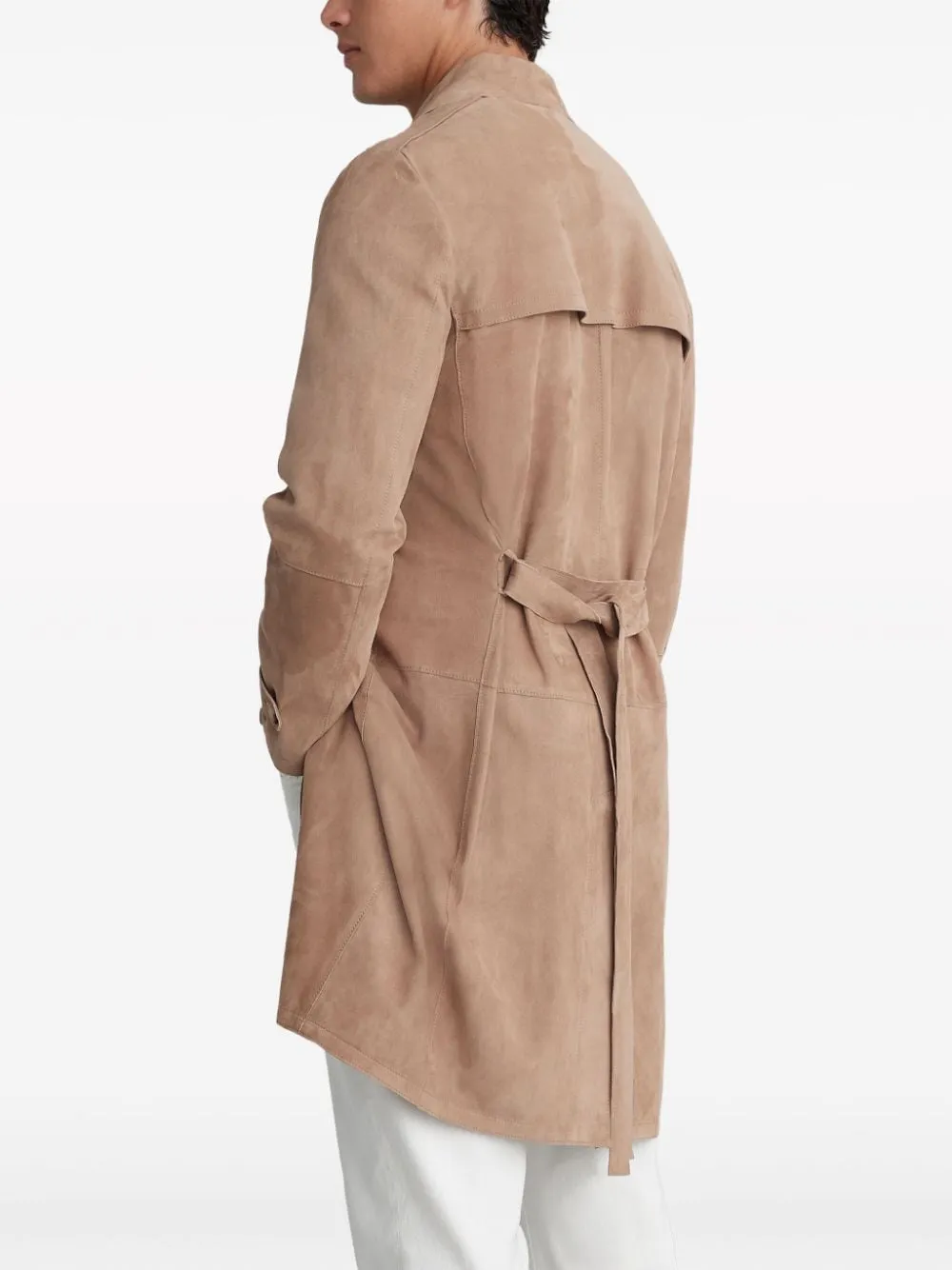 Brunello Cucinelli Suede Trench Coat