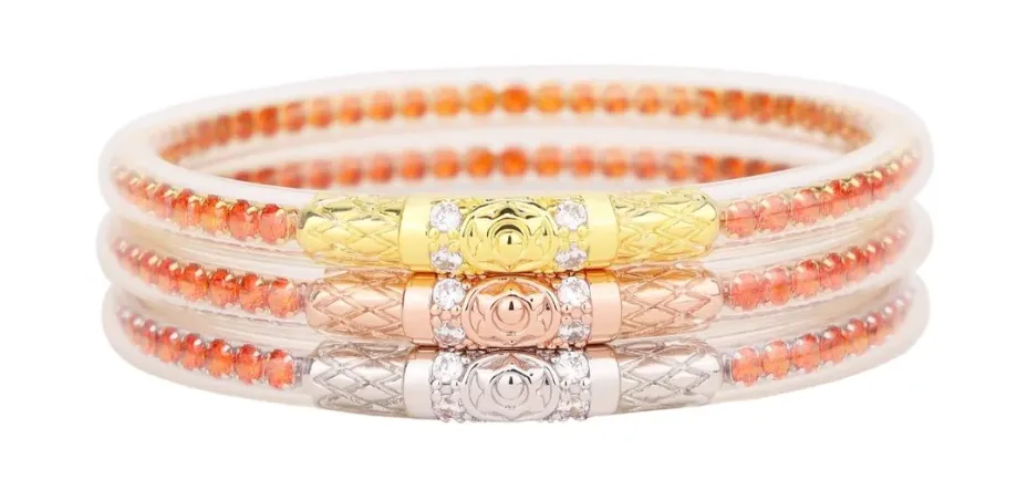 BuDhaGirl Three Queens All Weather Bangles® (AWB®) - Flame