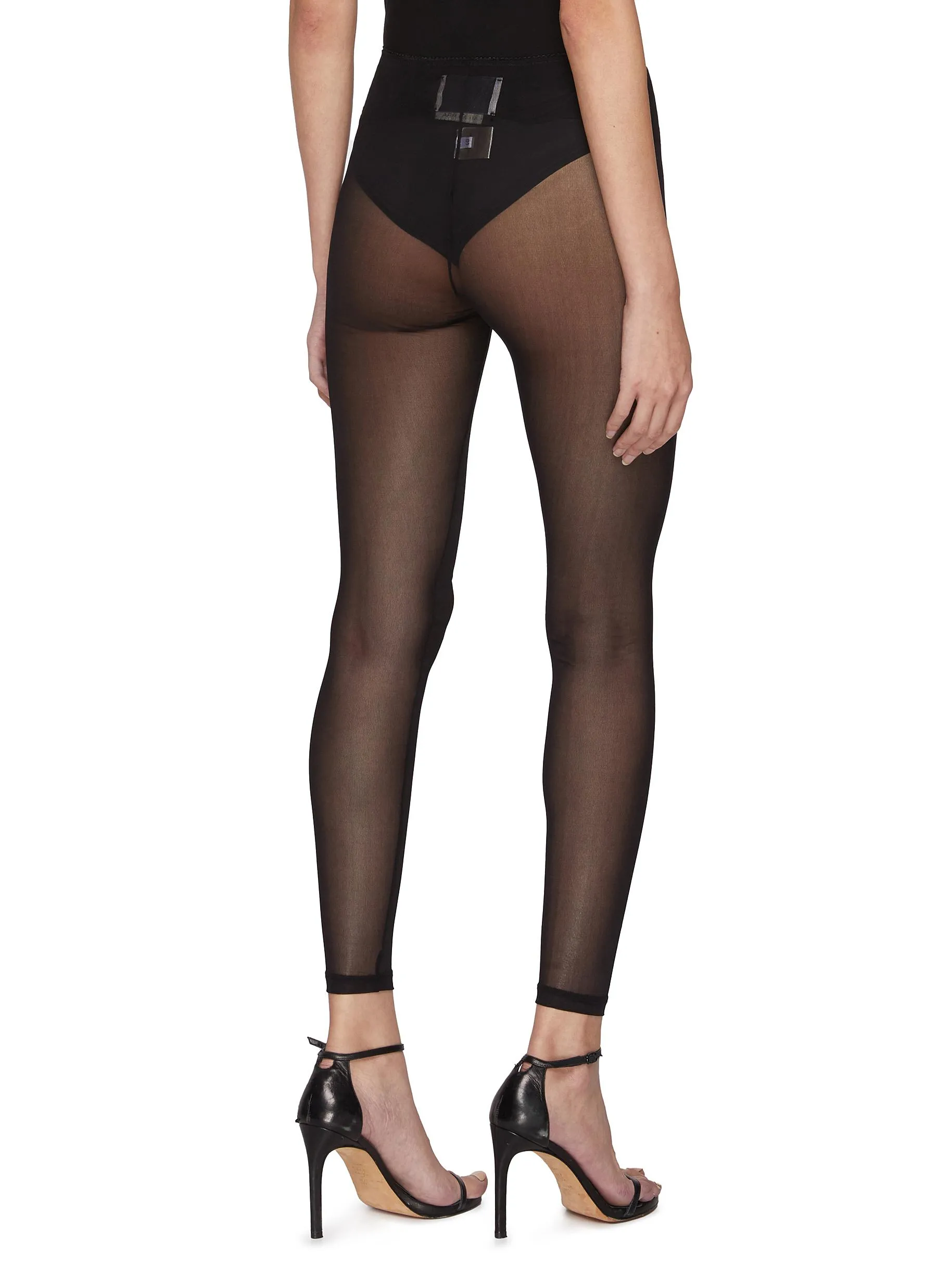 Calcaterra Transparent Mesh Leggings