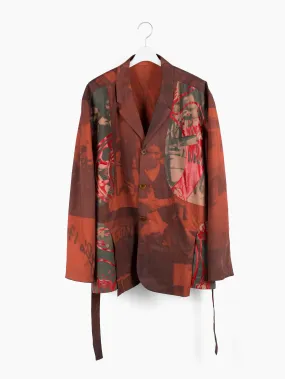 Camilla Damkjaer Sun-Printed Apron Blazer SS21