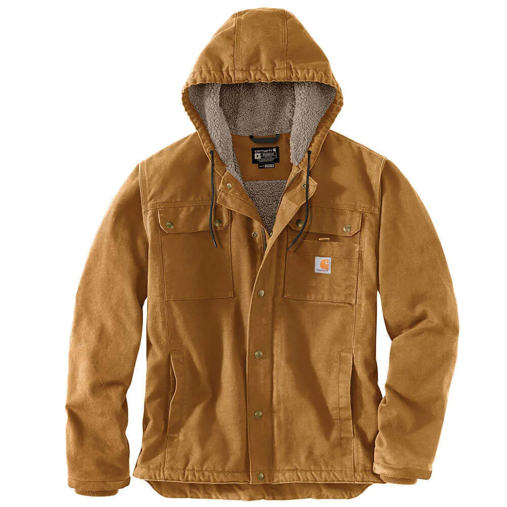 Carhartt Men's Washed Duck Sherpa-Lined Utility Jacket