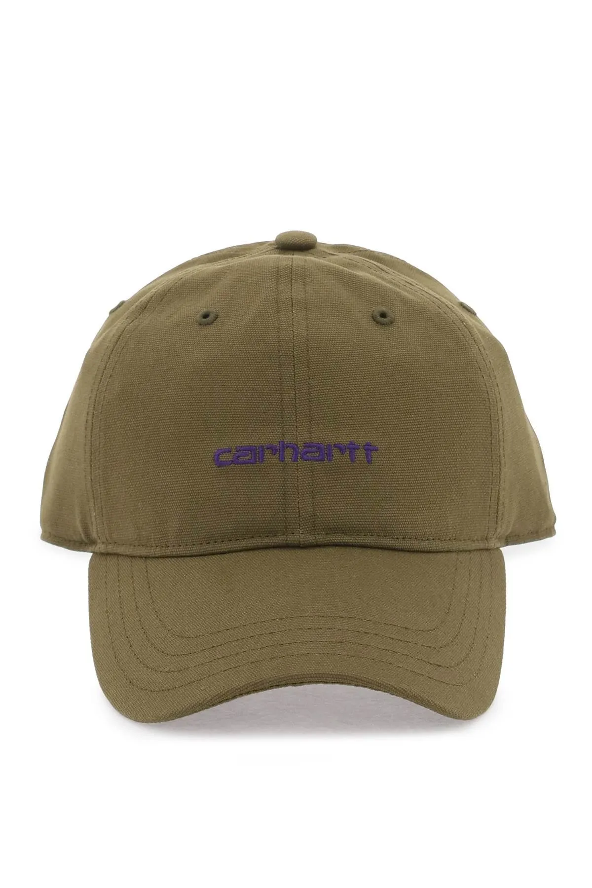 CARHARTT WIP canvas baseball cap - script style 