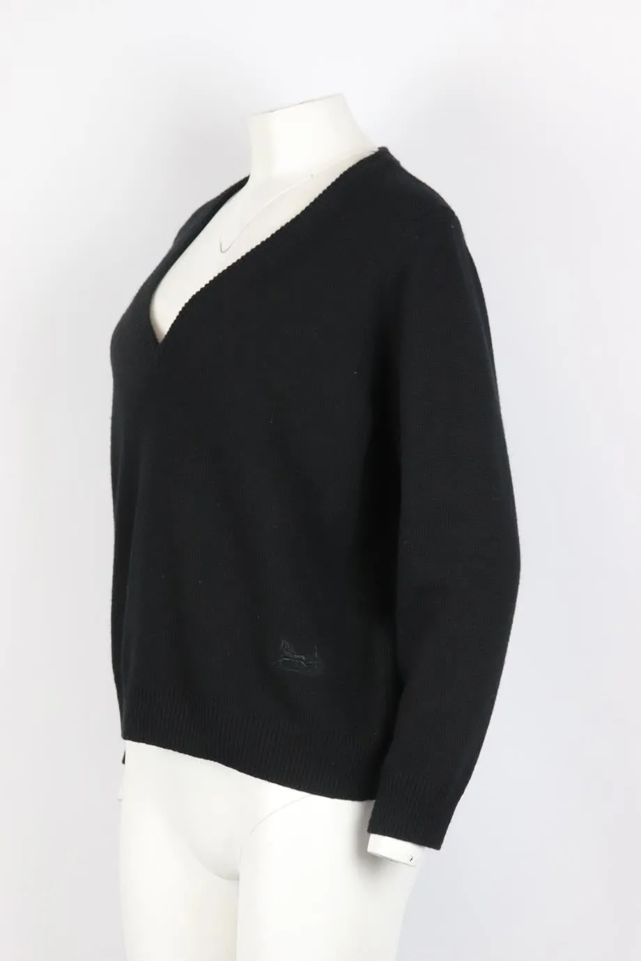 CELINE Large Cashmere Sweater with Embroidery