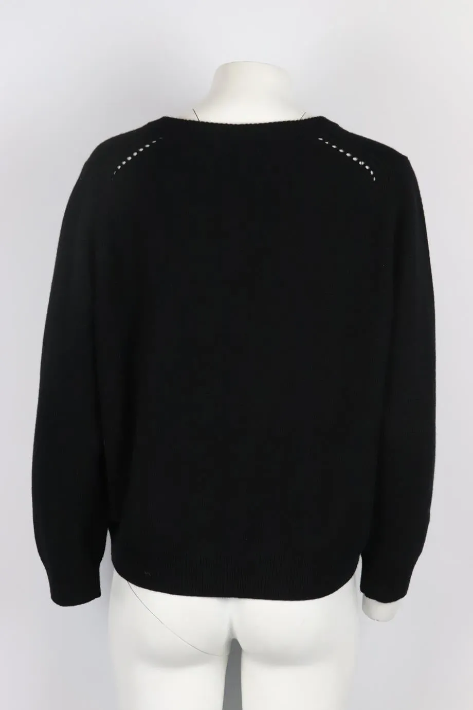 CELINE Large Cashmere Sweater with Embroidery