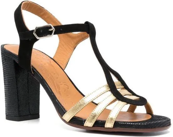 Chie Mihara 90mm open toe heeled sandals Black