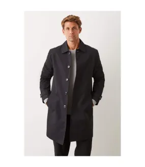 Classic black Burton trench coat for men