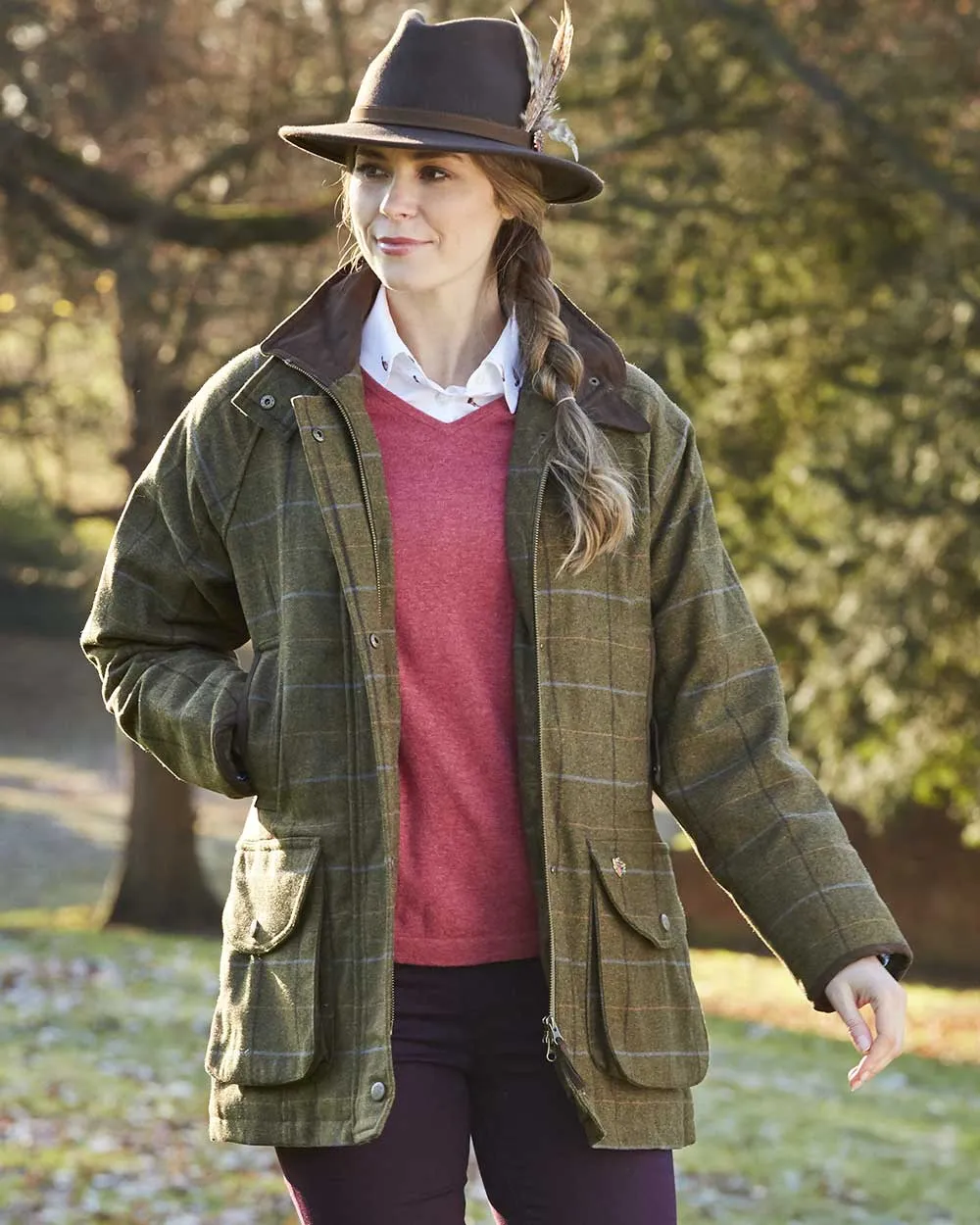 Combrook Women's Tweed Coat by Alan Paine