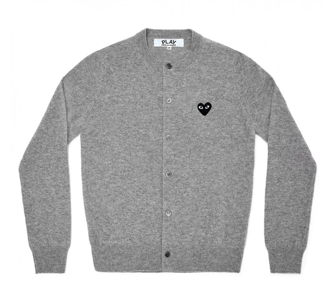 COMME des GARCONS cardigan | Unisex street style long sleeves plain logo