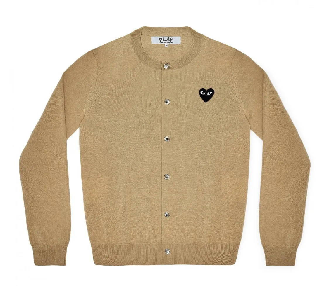 COMME des GARCONS cardigan | Unisex street style long sleeves plain logo