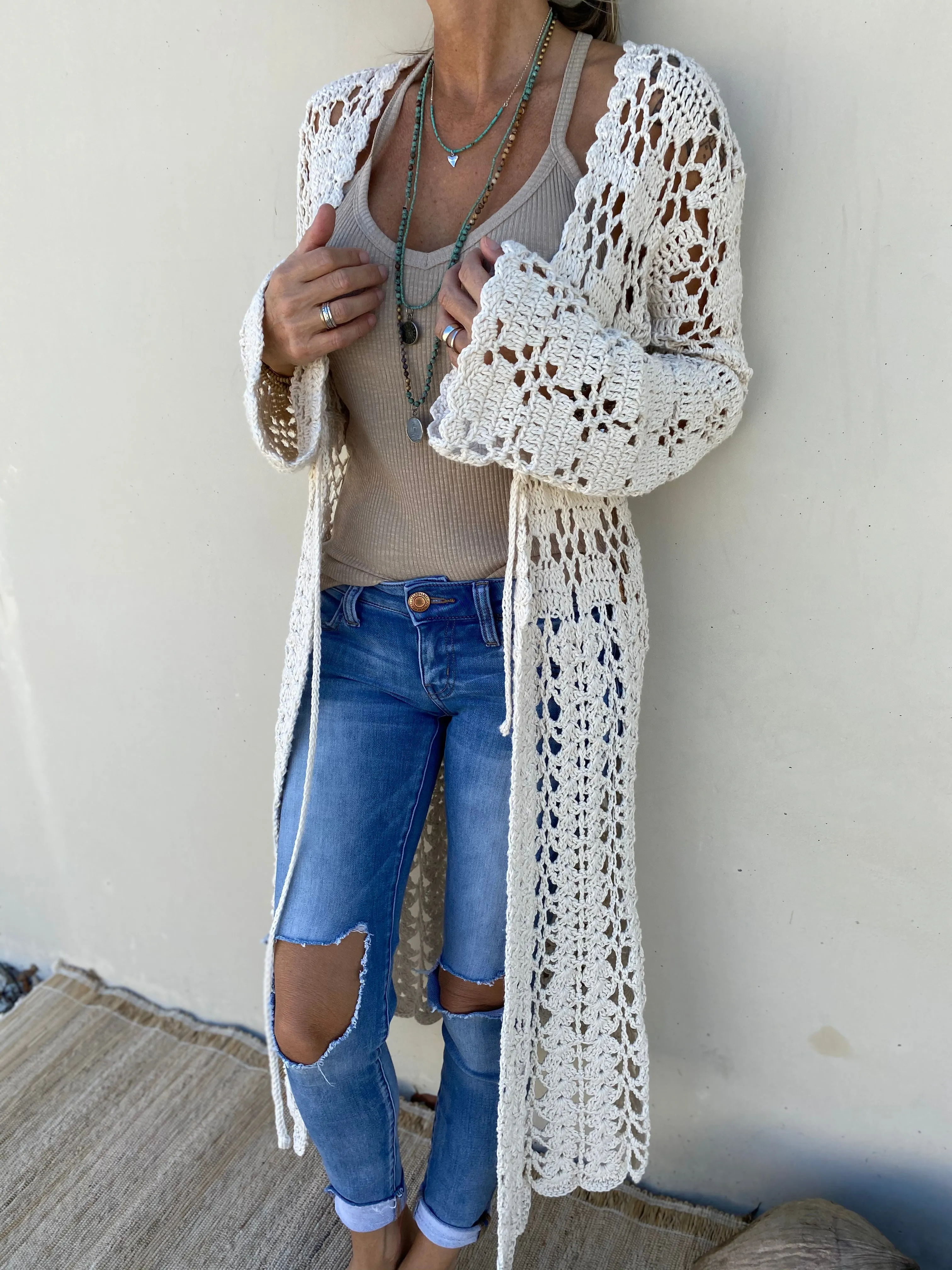 Crochet Cardigan for Beach Nights