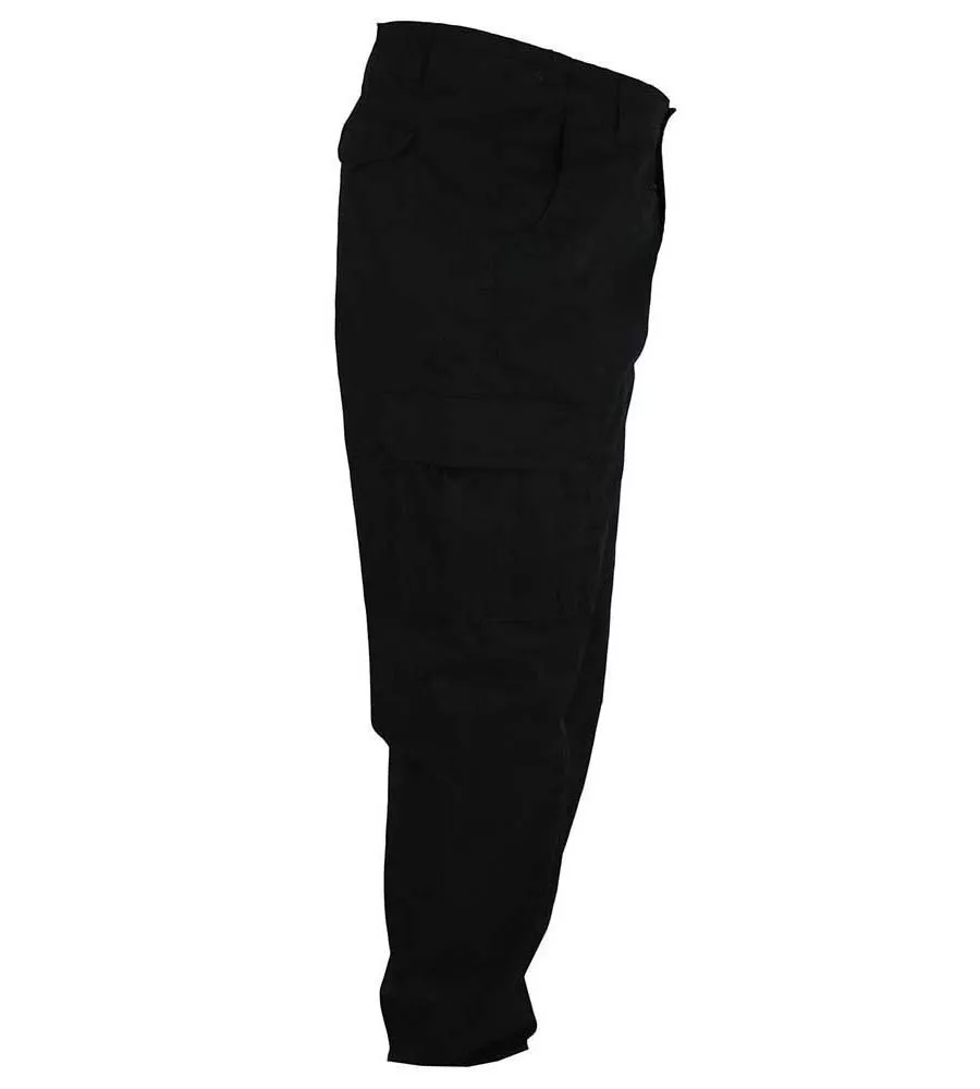 D555 Big Mens Peached Washed Cotton Cargo Trousers (Robert)