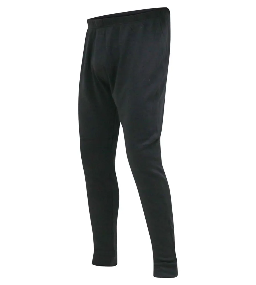 D555 Mens Black Thermal Long Johns Trousers (Boston)