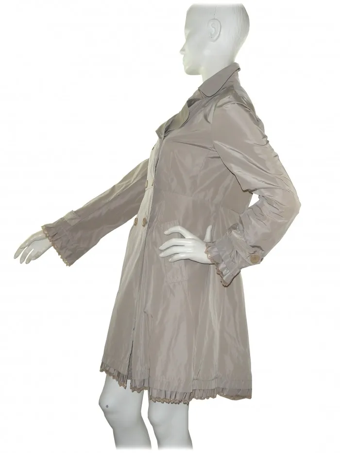 Daniel & Mayer Beige Waterproof Jacket for Women - Flared Style