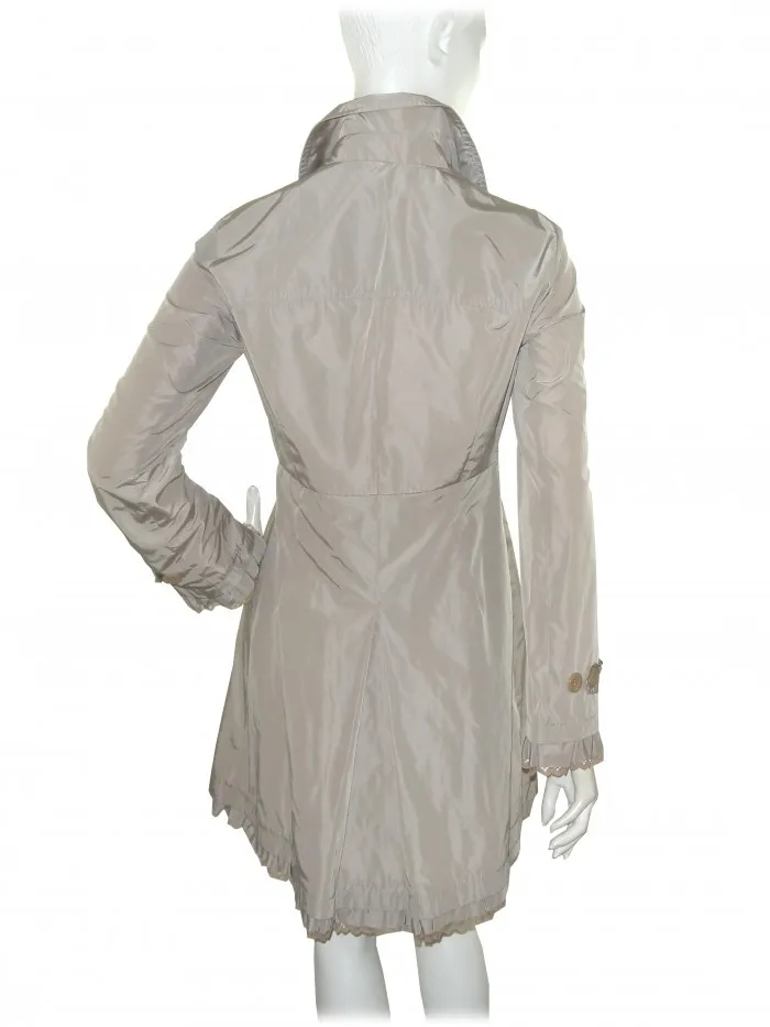 Daniel & Mayer Beige Waterproof Jacket for Women - Flared Style