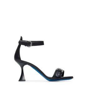 Dark Blue Nappa Leather Sandals Shop